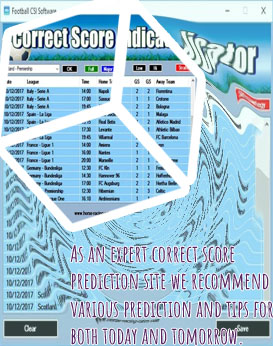 Vip correct score prediction